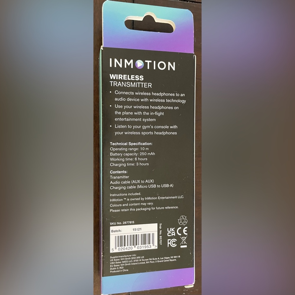 InMotion Wireless Audio Adapter - Picture 2 of 2